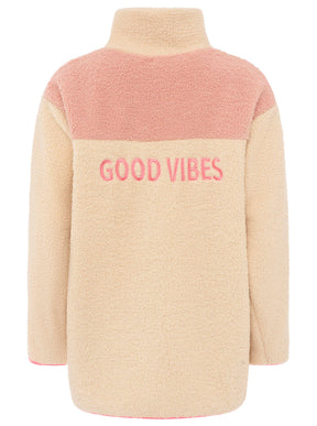 Zwillingsherz - Teddy Troyer "Good Vibes" - Hellbeige