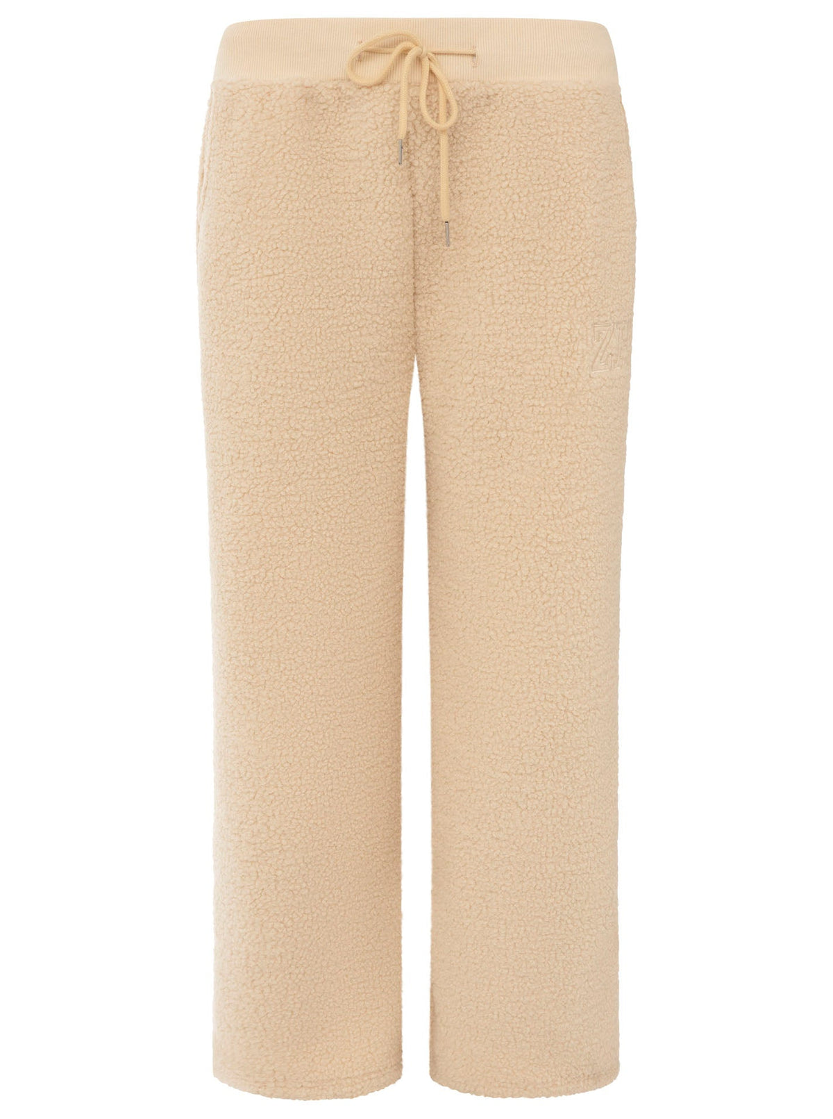 Zwillingsherz Teddy Hose Good Vibes Hellbeige