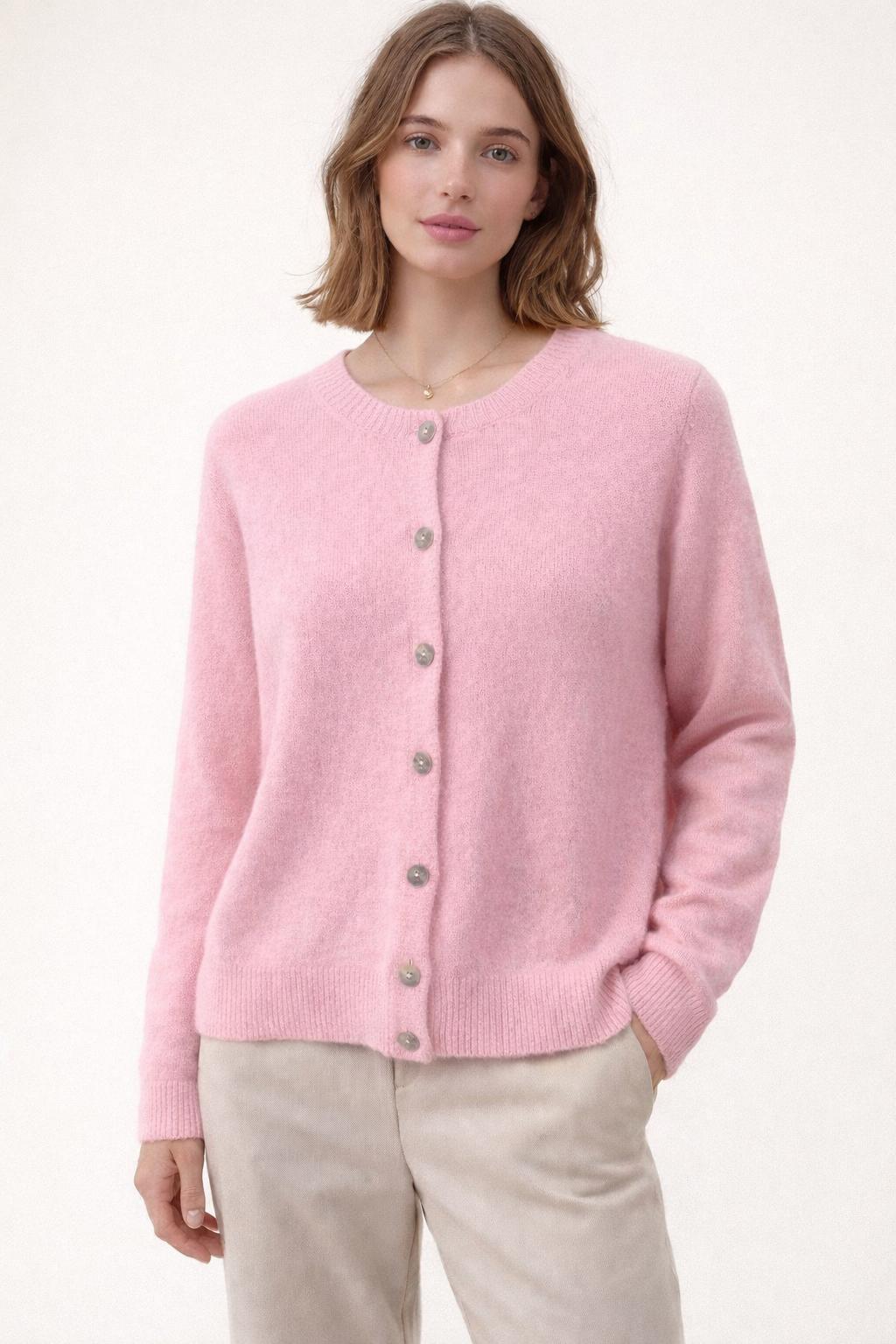 Flair Comfort Style - Baby Alpaka Cardigan - Rosa