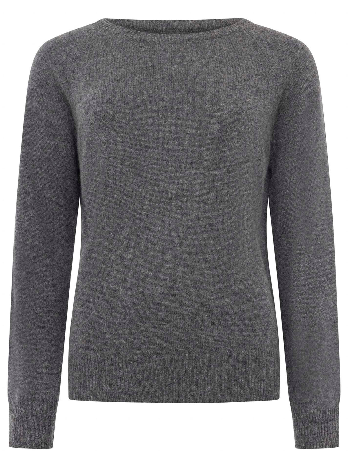 Zwillingsherz 100% Kaschmir / Cashmere Pullover - Anthrazit