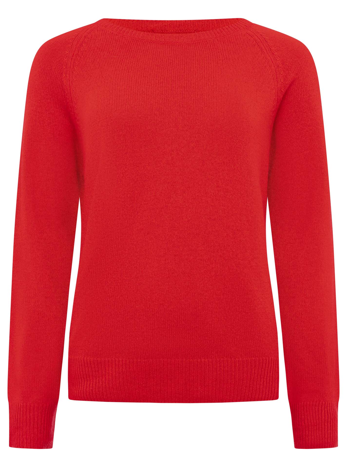 Zwillingsherz 100% Kaschmir / Cashmere Pullover - Rot