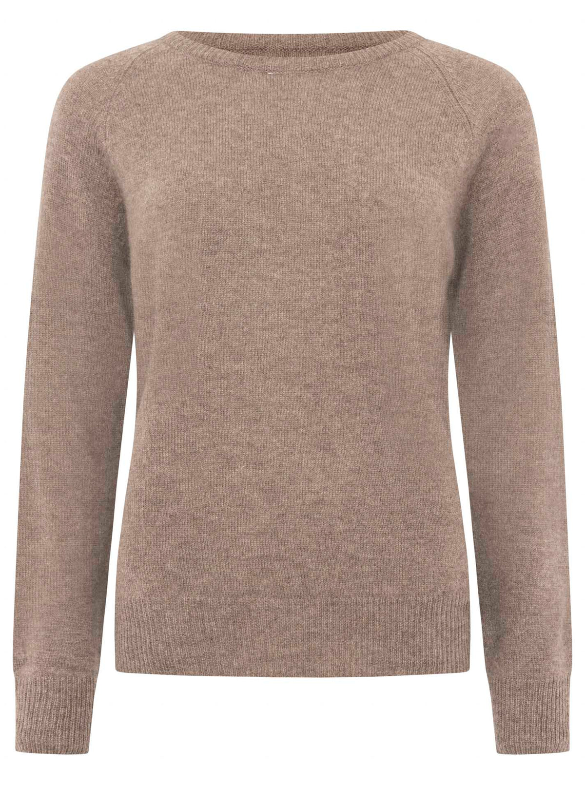 Zwillingsherz 100% Kaschmir / Cashmere Pullover - Taupe