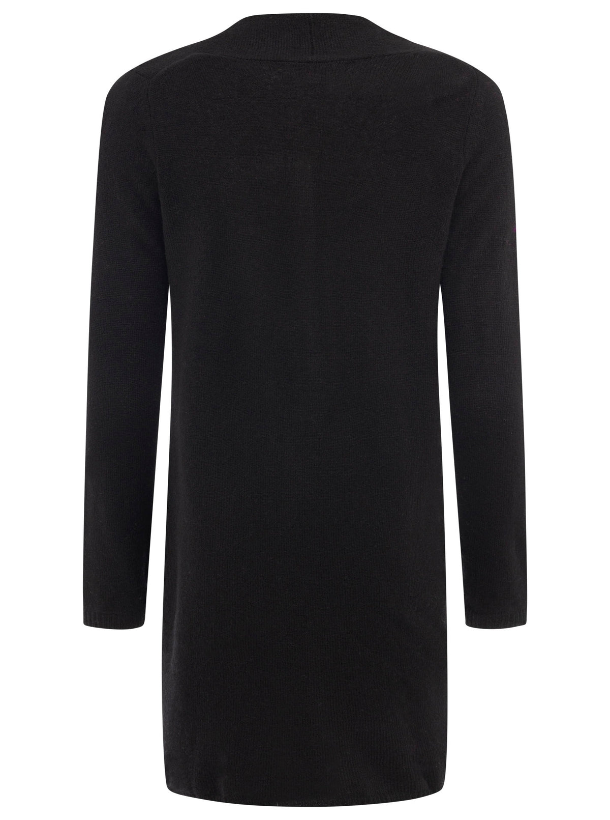 Zwillingsherz Kaschmir / Cashmere Strickjacke - Schwarz