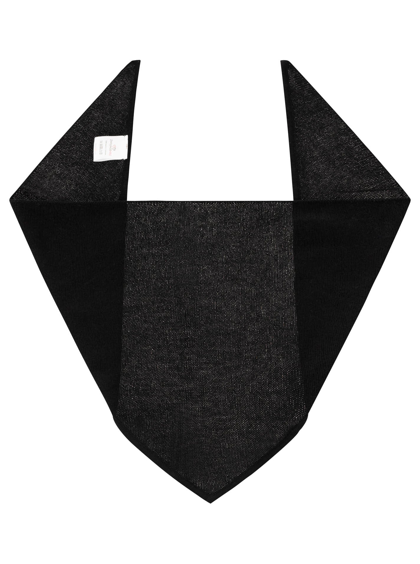 Zwillingsherz Kaschmir Halstuch (100% Cashmere) - Schwarz