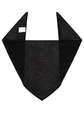 Zwillingsherz Kaschmir Halstuch (100% Cashmere) - Schwarz