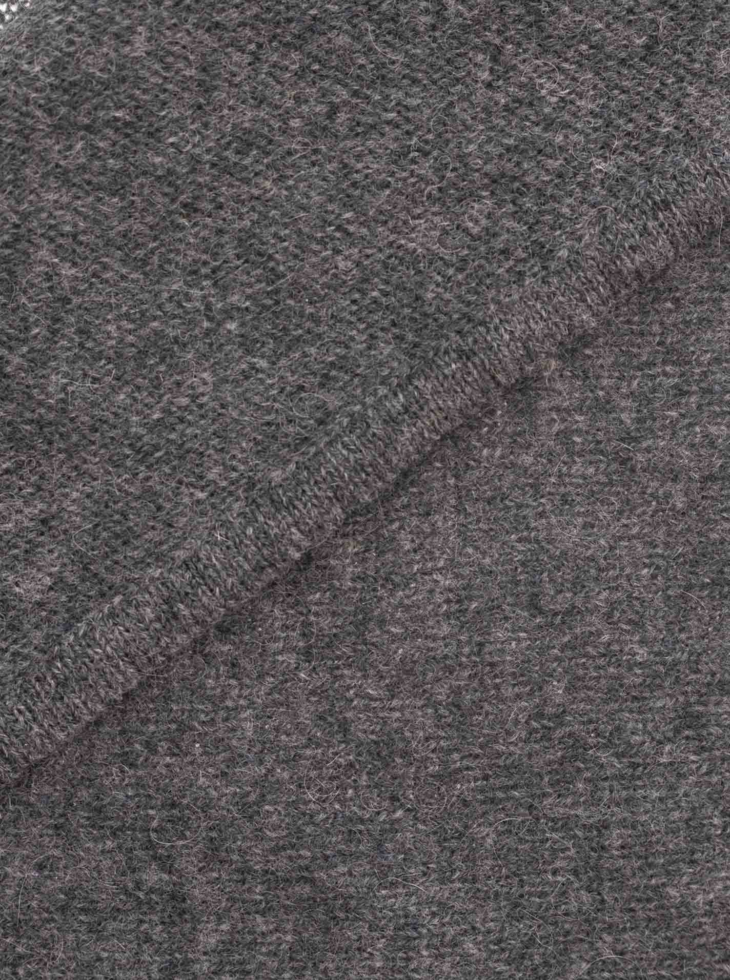 Zwillingsherz Kaschmir Halstuch (100% Cashmere) - Anthrazit