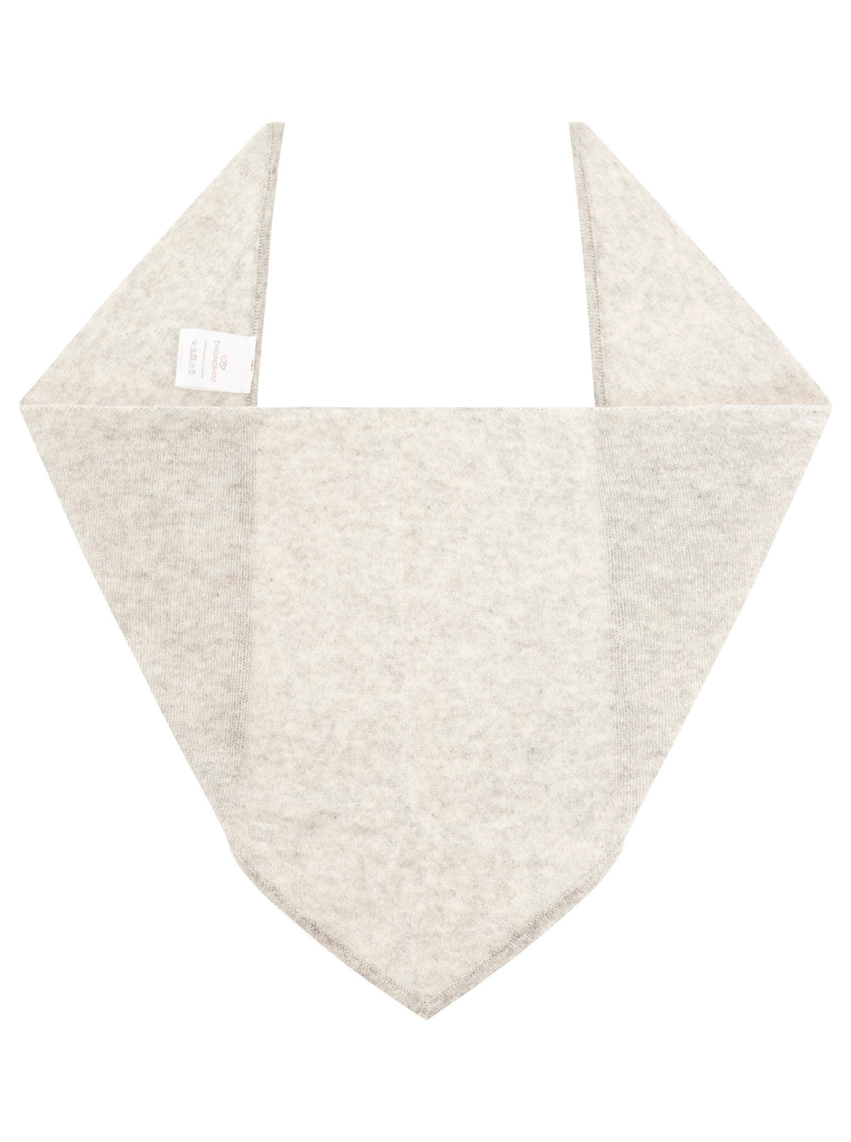 Zwillingsherz Kaschmir Halstuch (100% Cashmere) - Hellgrau