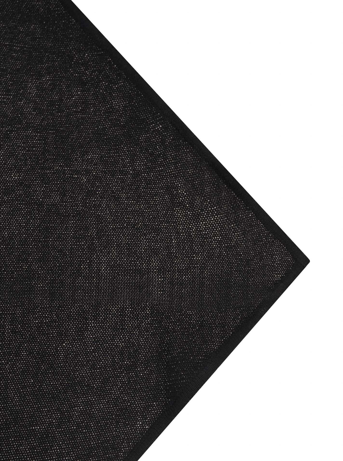 Zwillingsherz Kaschmir Halstuch (100% Cashmere) - Schwarz