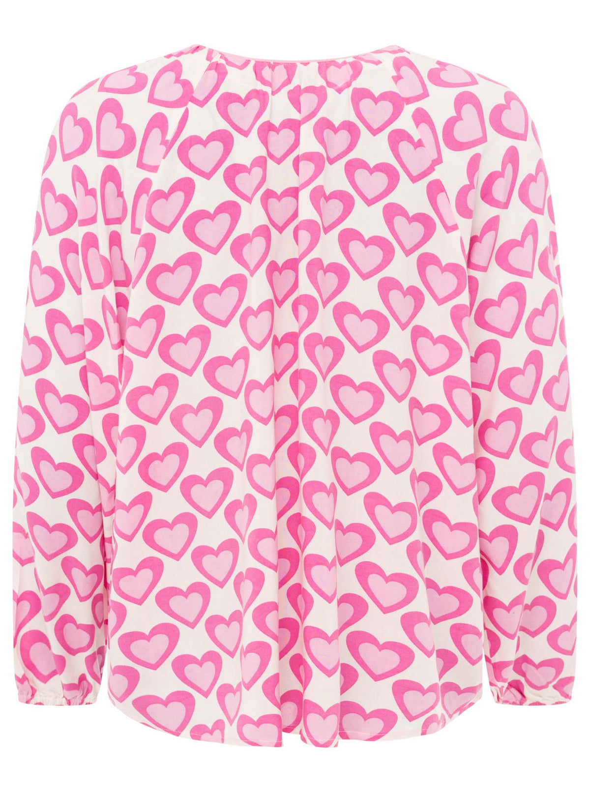 Zwillingsherz - Langarmbluse "Happy Love" - Pink