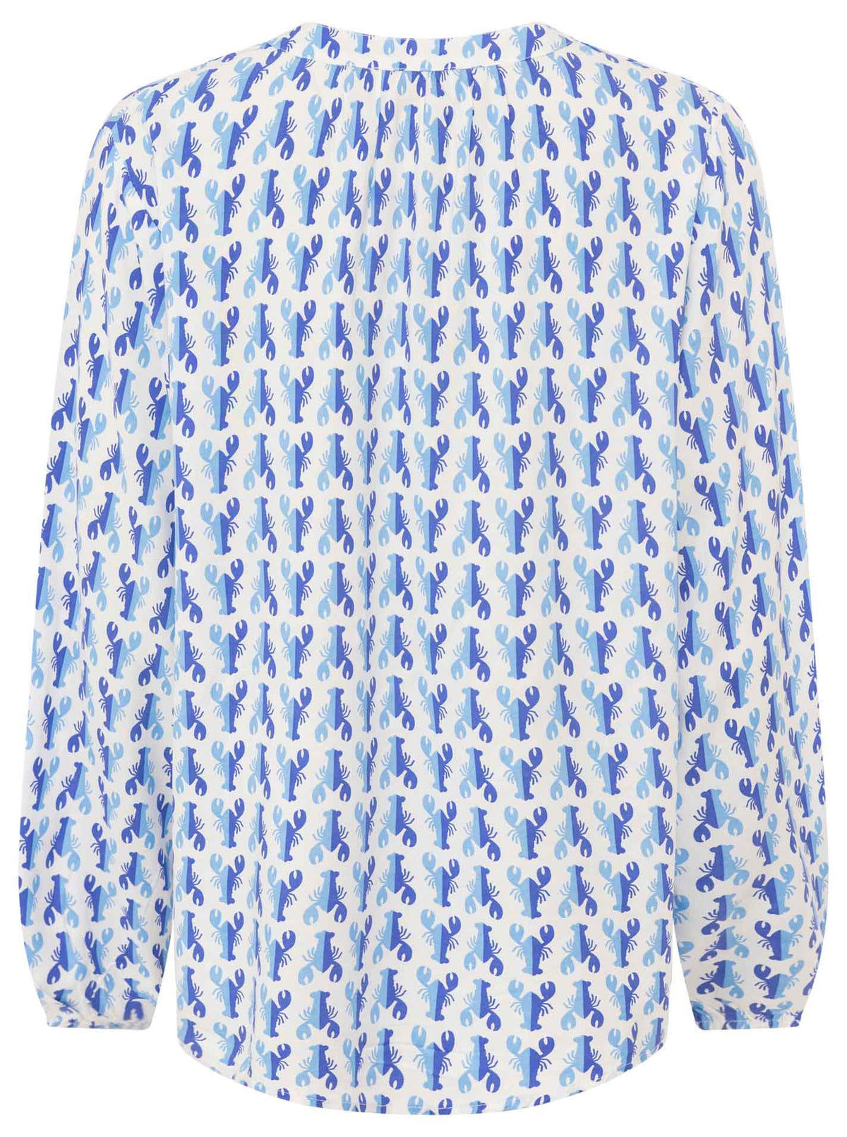 Zwillingsherz - Langarmbluse "Lobster" - Blau