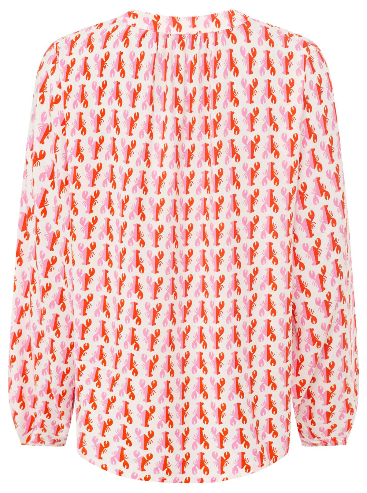 Zwillingsherz - Langarmbluse "Lobster" - Pink