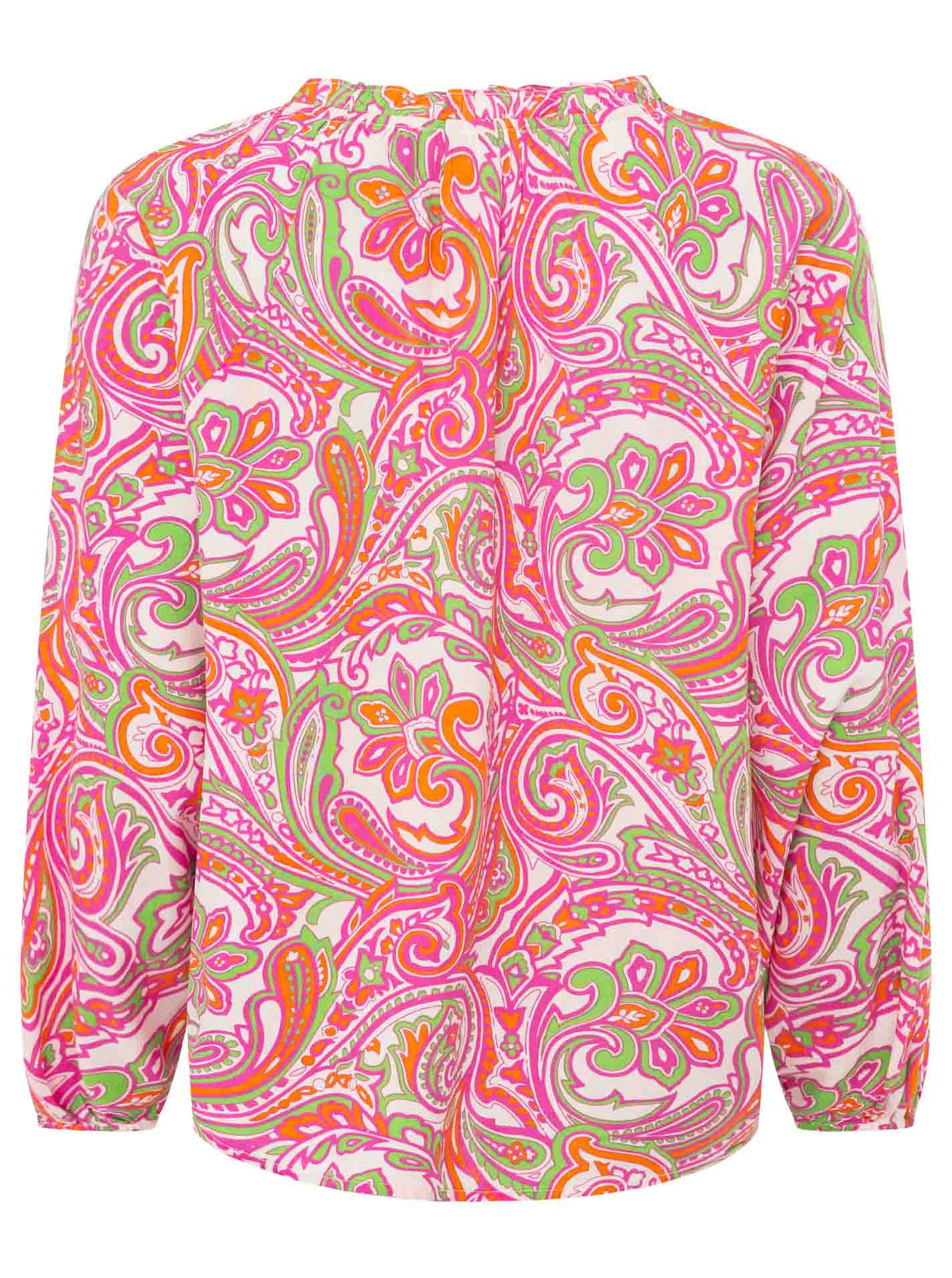 Zwillingsherz - Langarmbluse "Paisley"- Pink
