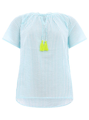 Zwillingsherz-Musselin-kurzarmbluse-neon-streifen-33126neo-mint-l-xl