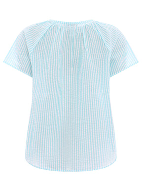 Zwillingsherz-Musselin-kurzarmbluse-neon-streifen-33126neo-mint-l-xl
