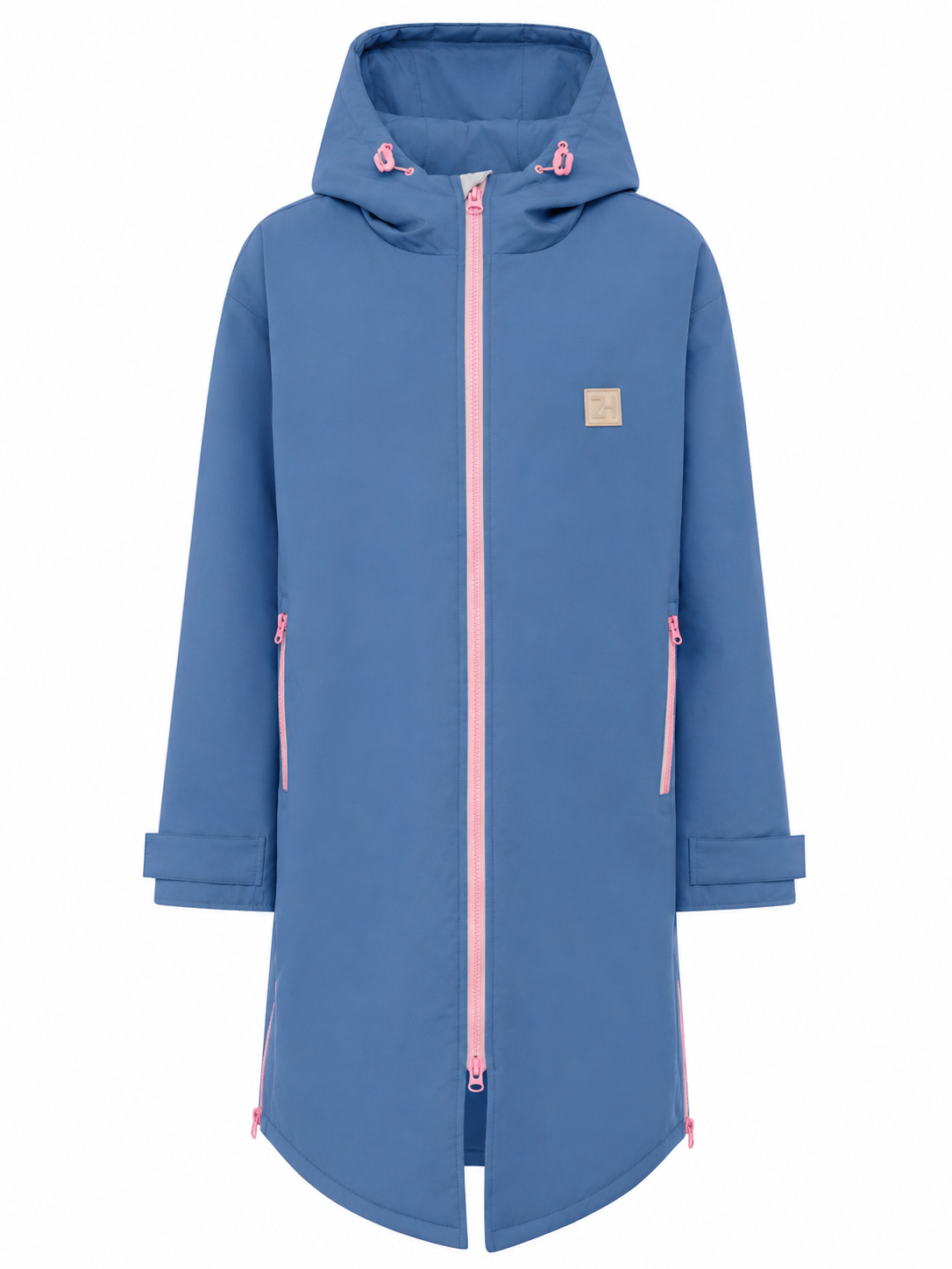 Zwillingsherz - Oversize Windjacke leicht - Jeansblau