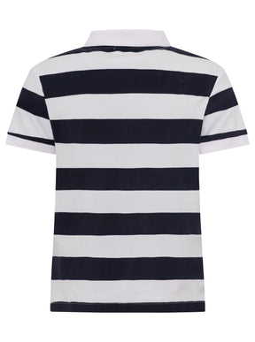 Zwillingsherz - Poloshirt "Stripes" - Marine
