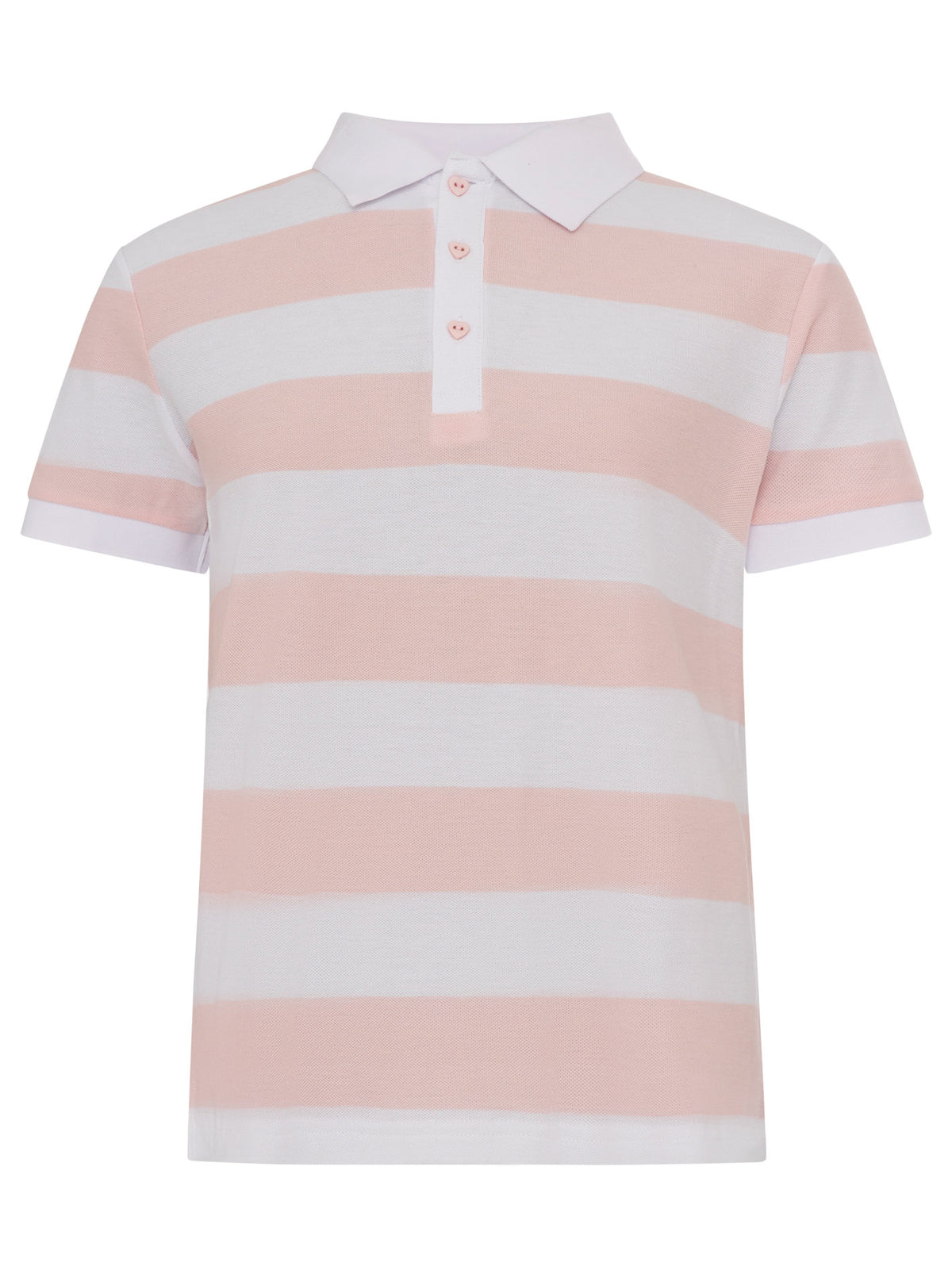 Zwillingsherz - Poloshirt "Stripes" - Rosa