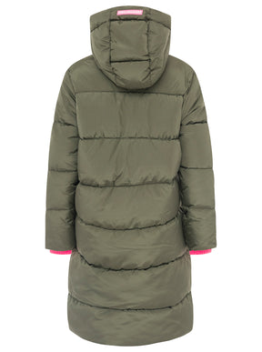 Zwillingsherz - Steppmantel "Cozy" - Khaki