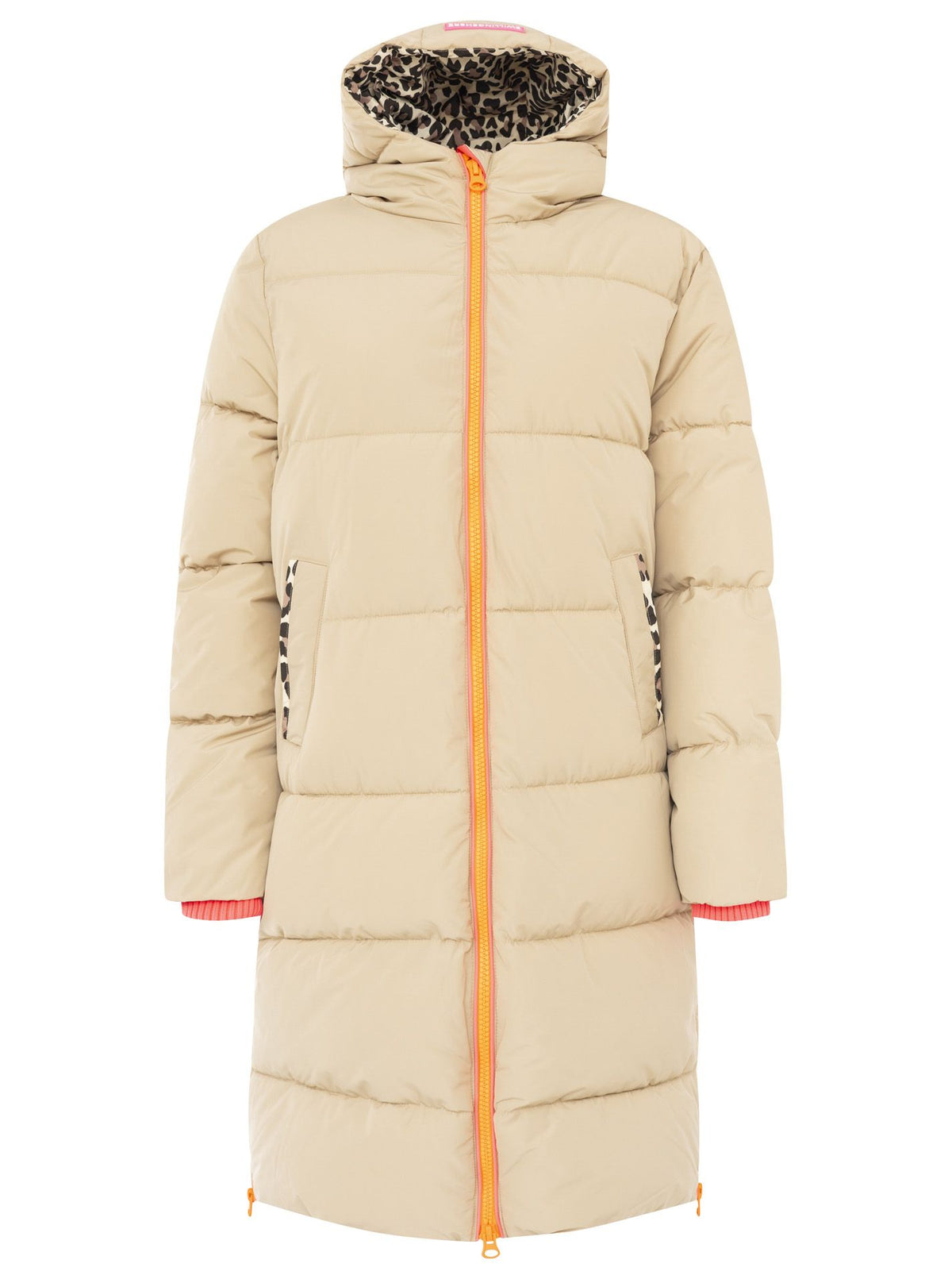 Zwillingsherz - Damen Steppmantel "Leo" - Beige