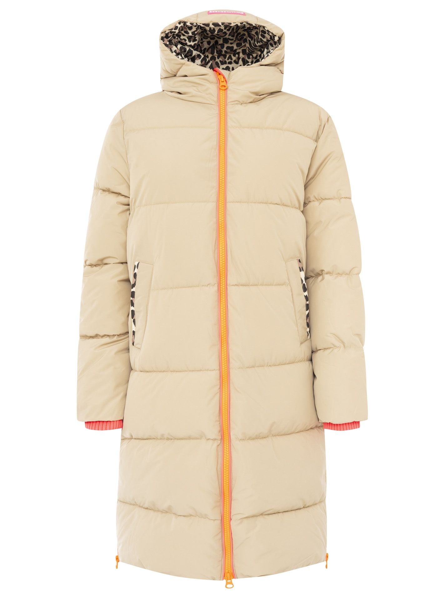 Zwillingsherz - Damen Steppmantel "Leo" - Beige