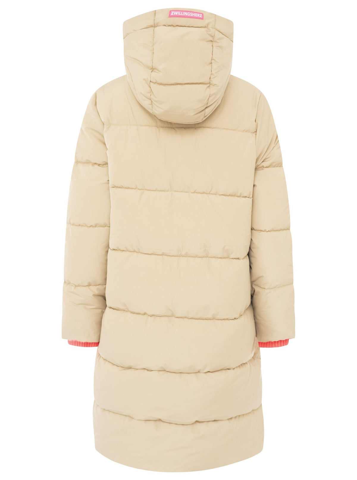 Zwillingsherz - Damen Steppmantel "Leo" - Beige