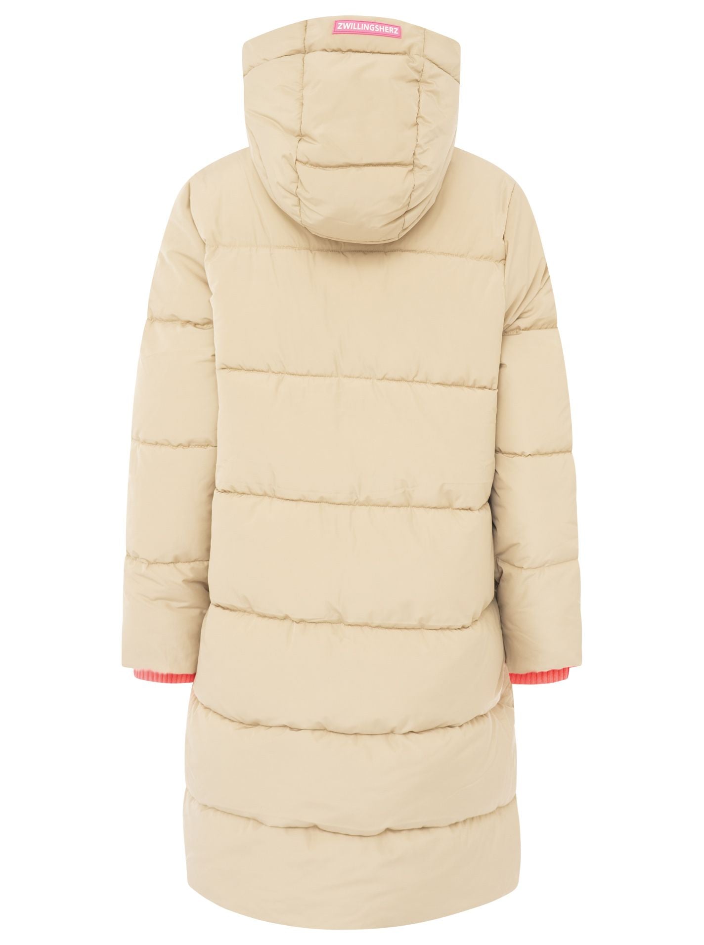 Zwillingsherz - Damen Steppmantel "Leo" - Beige