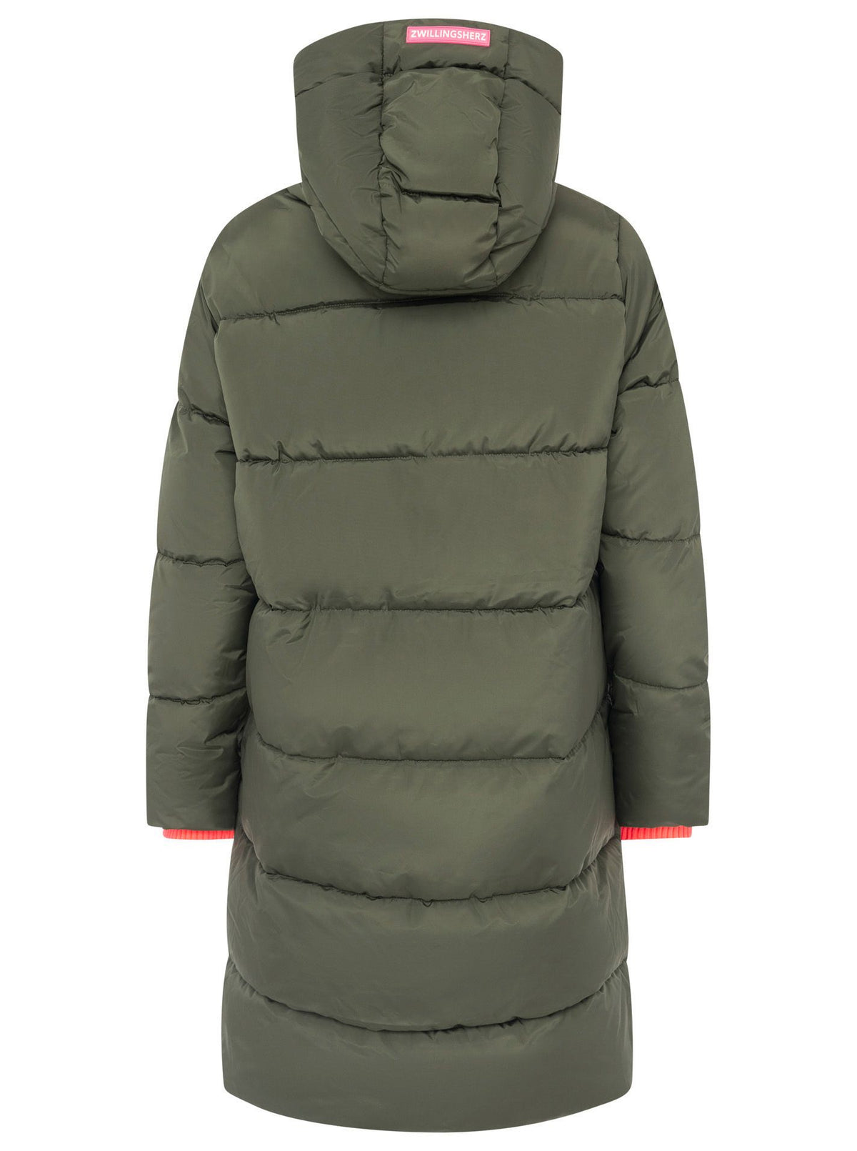 Zwillingsherz - Damen Steppmantel "Leo" - Khaki
