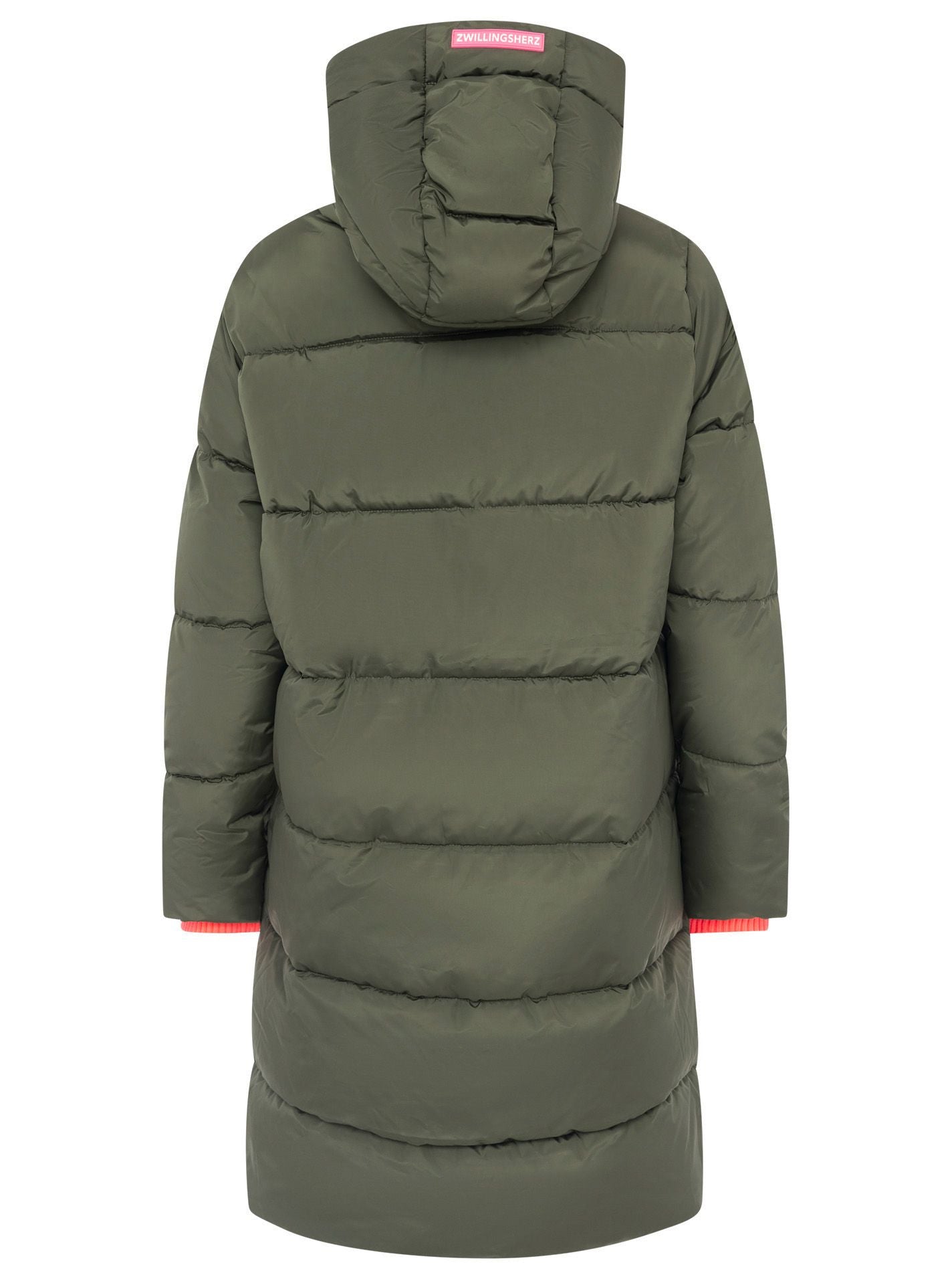 Zwillingsherz - Damen Steppmantel "Leo" - Khaki
