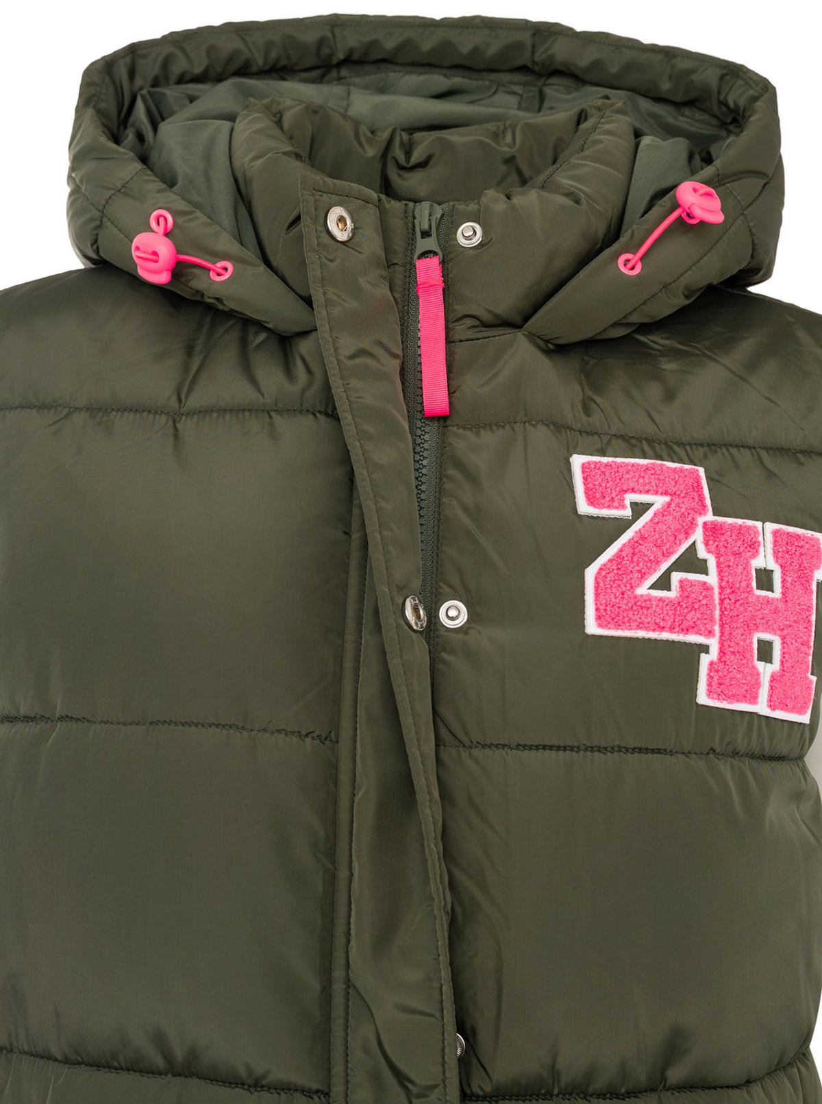 Zwillingsherz - Steppweste "ZH" - Khaki