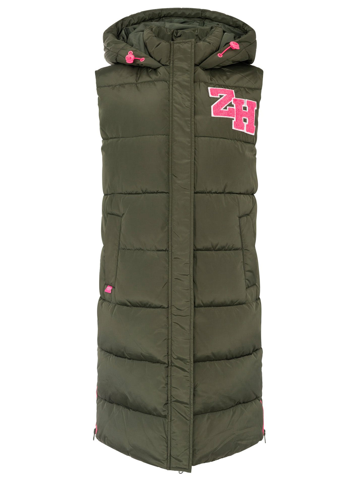 Zwillingsherz - Steppweste "ZH" - Khaki