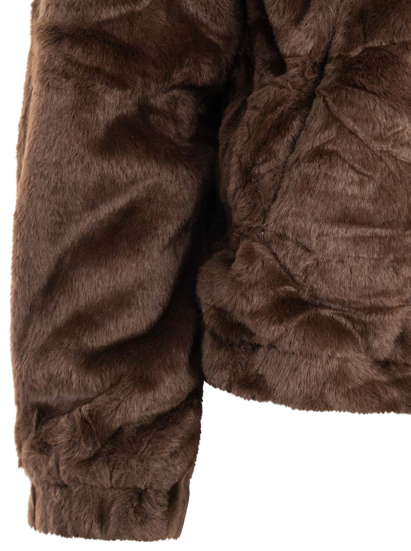Zwillingsherz Teddy Plüsch Jacke - Braun