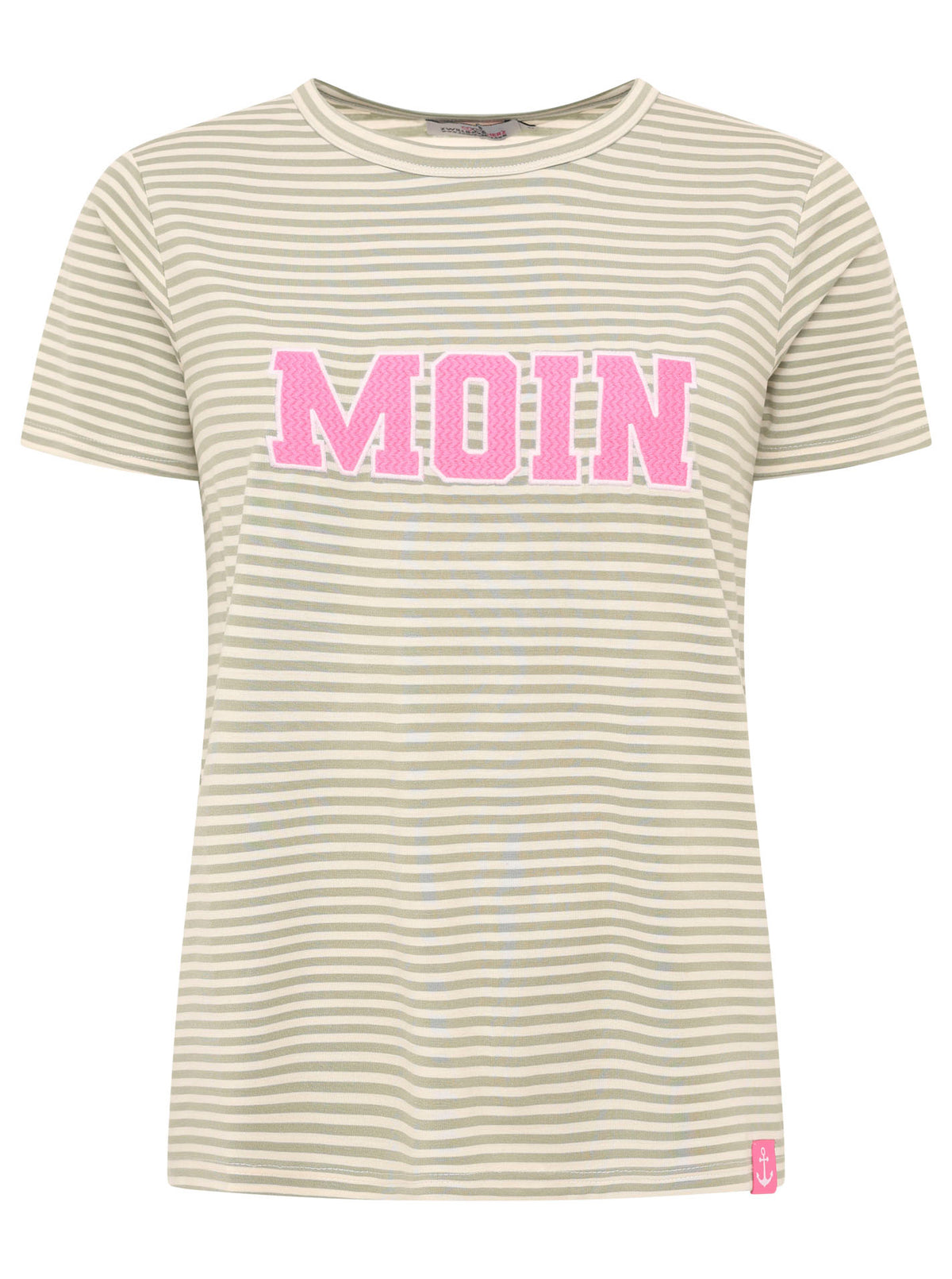 Zwillingsherz - T-Shirt "Anker Moin" - Salbei