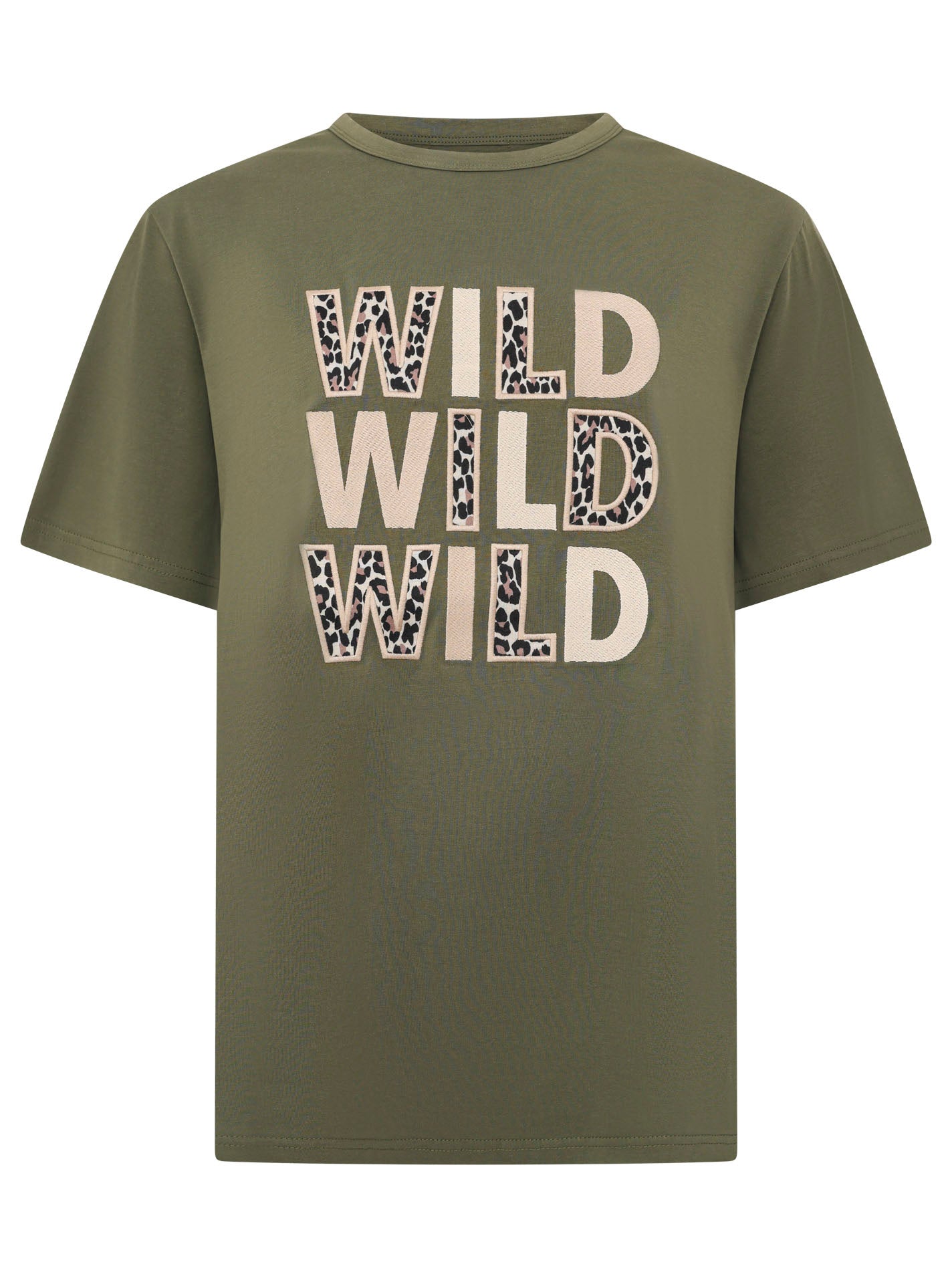 Zwillingsherz - T-Shirt "Wild Wild Wild" - Khaki