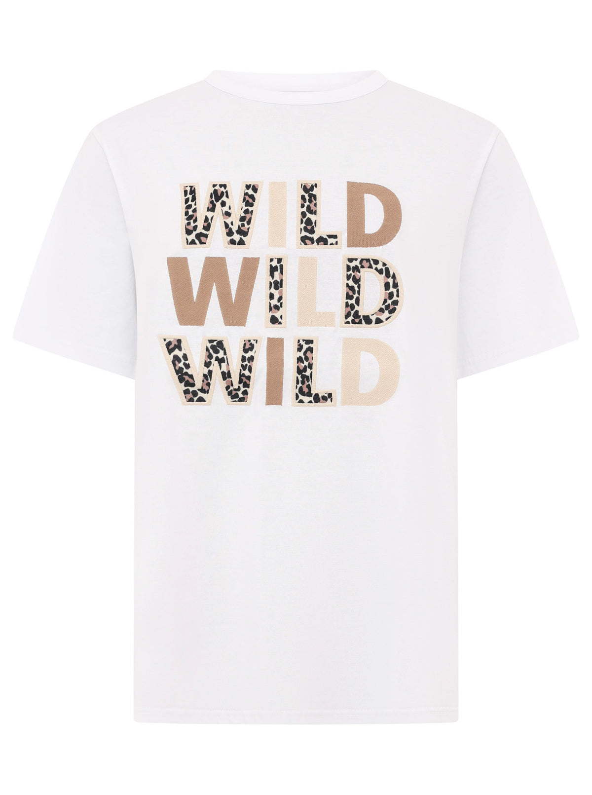 Zwillingsherz - T-Shirt "Wild Wild Wild" - Weiss