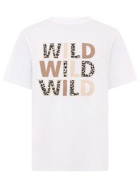 Zwillingsherz - T-Shirt "Wild Wild Wild" - Weiss