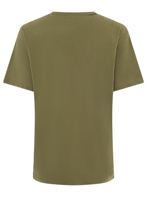 Zwillingsherz - T-Shirt "Wilder Blick" - Olive