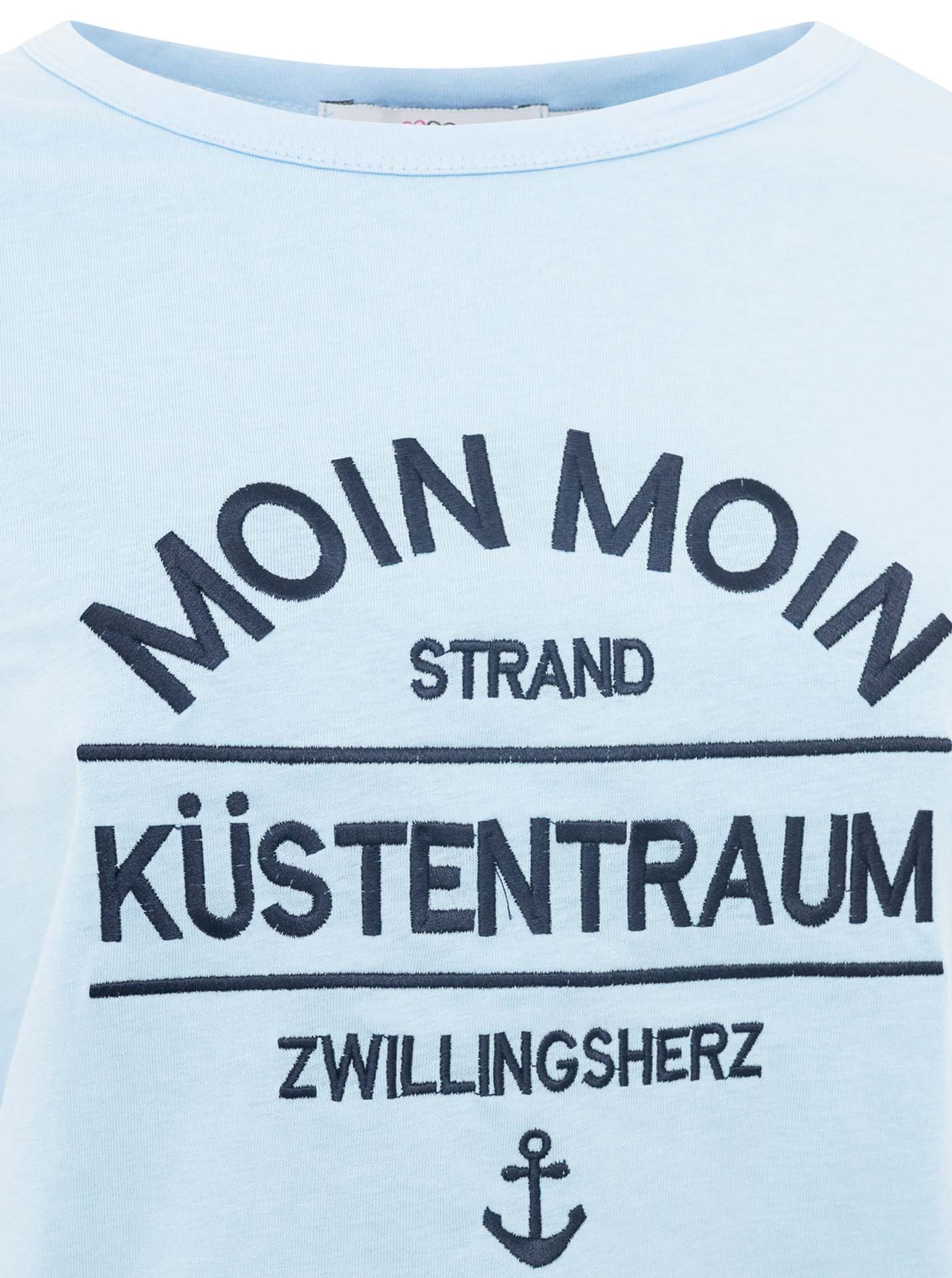 Zwillingsherz - T-Shirt "Be Happy" - Mint