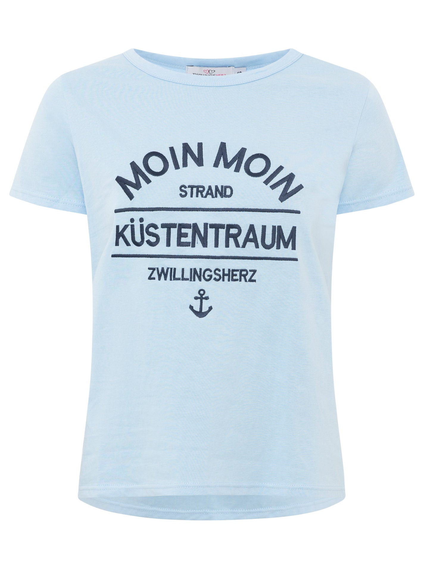 Zwillingsherz - T-Shirt "Be Happy" - Mint