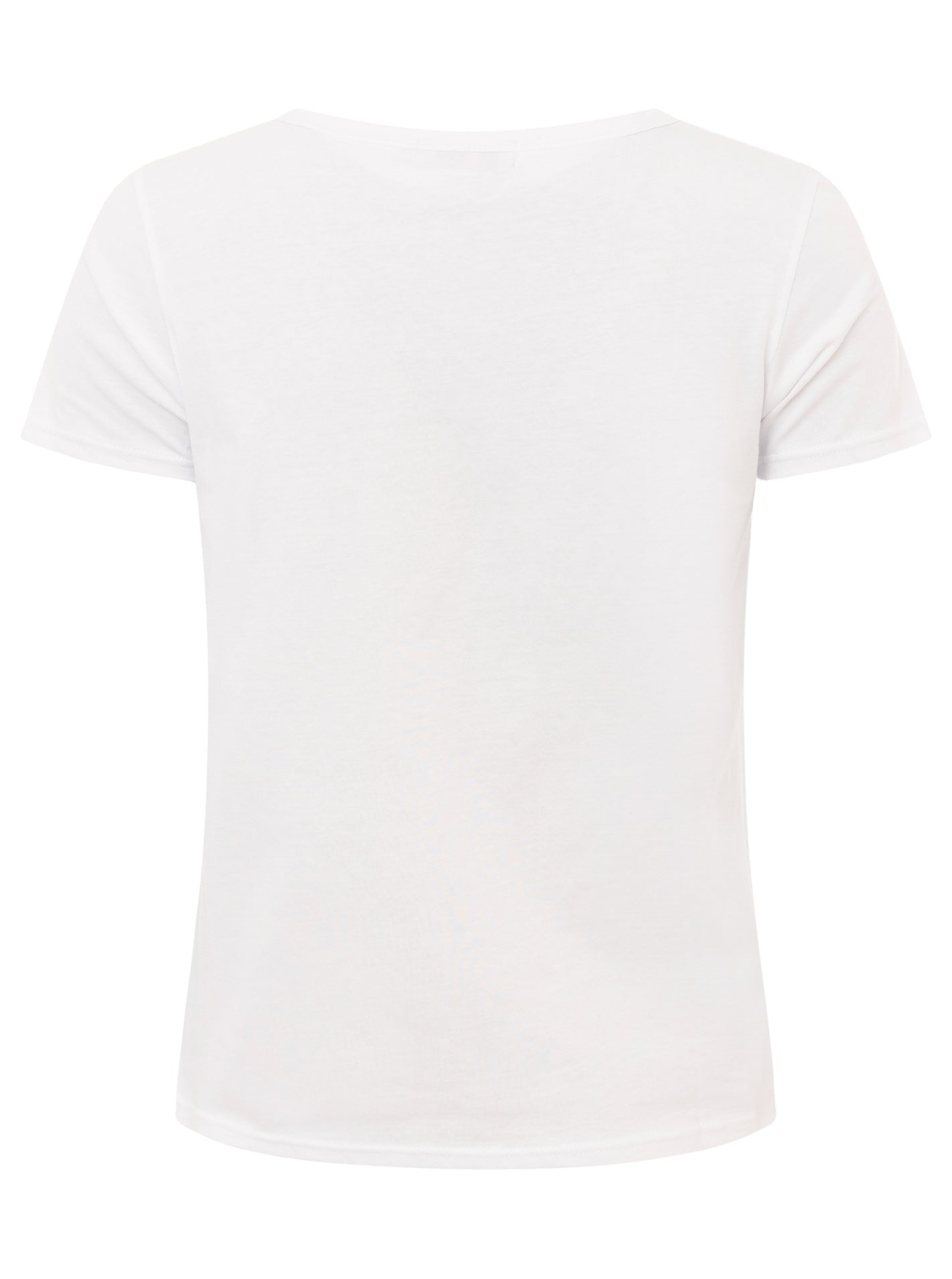 Zwillingsherz - T-Shirt "Be Happy" - Weiß