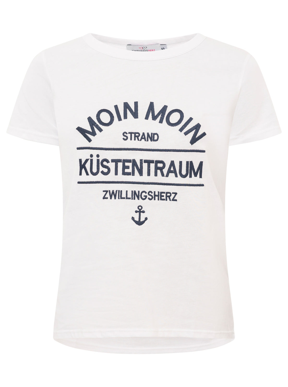 Zwillingsherz - T-Shirt "Küstentraum" - Weiß
