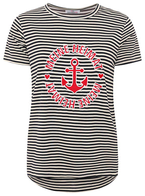 Zwillingsherz - T-Shirt "Heimat Anker" - Marine