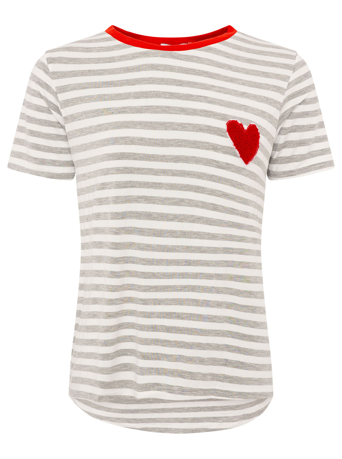 Zwillingsherz - T-Shirt "Herzi" - Grau
