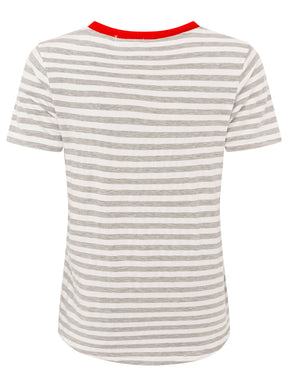 Zwillingsherz - T-Shirt "Herzi" - Grau