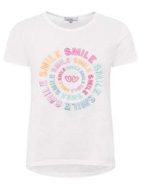 Zwillingsherz - T-Shirt "Smile" - Weiß