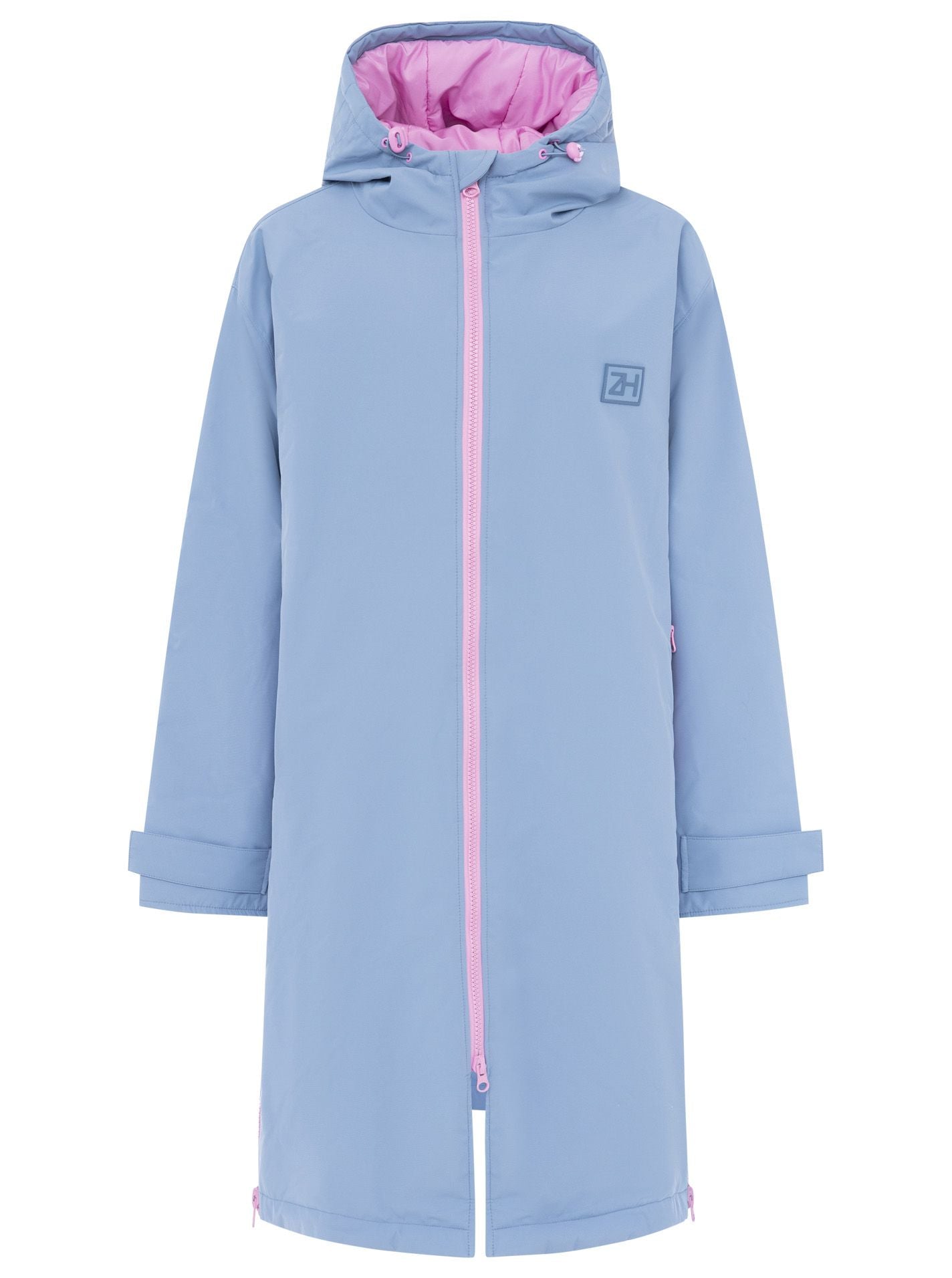 Zwillingsherz - Oversize Windjacke leicht - Jeansblau