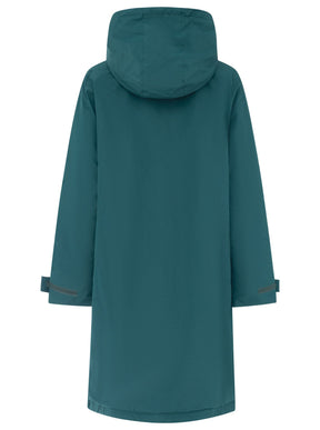 Zwillingsherz - Oversize Windjacke mit Teddyfutter - Petrol