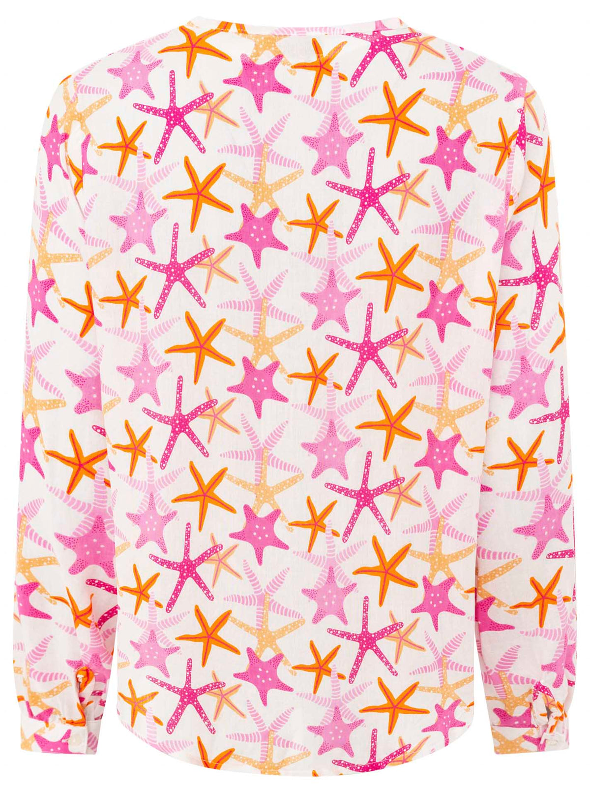 Zwillingsherz - Langarmbluse "Stunning Starfish" - Pink