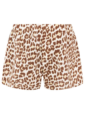 Zwillingsherz Musselin Shorts Leo - Braun