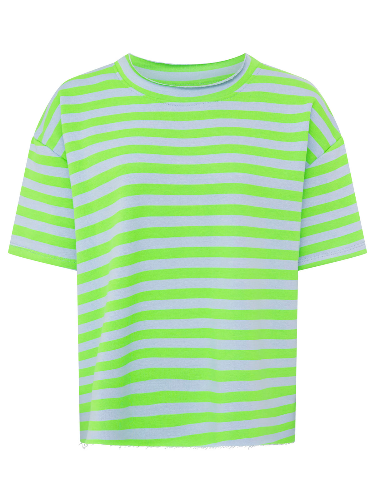 Zwillingsherz - Sweatshirt 1/2 Arm "Neonstreifen" - Grün