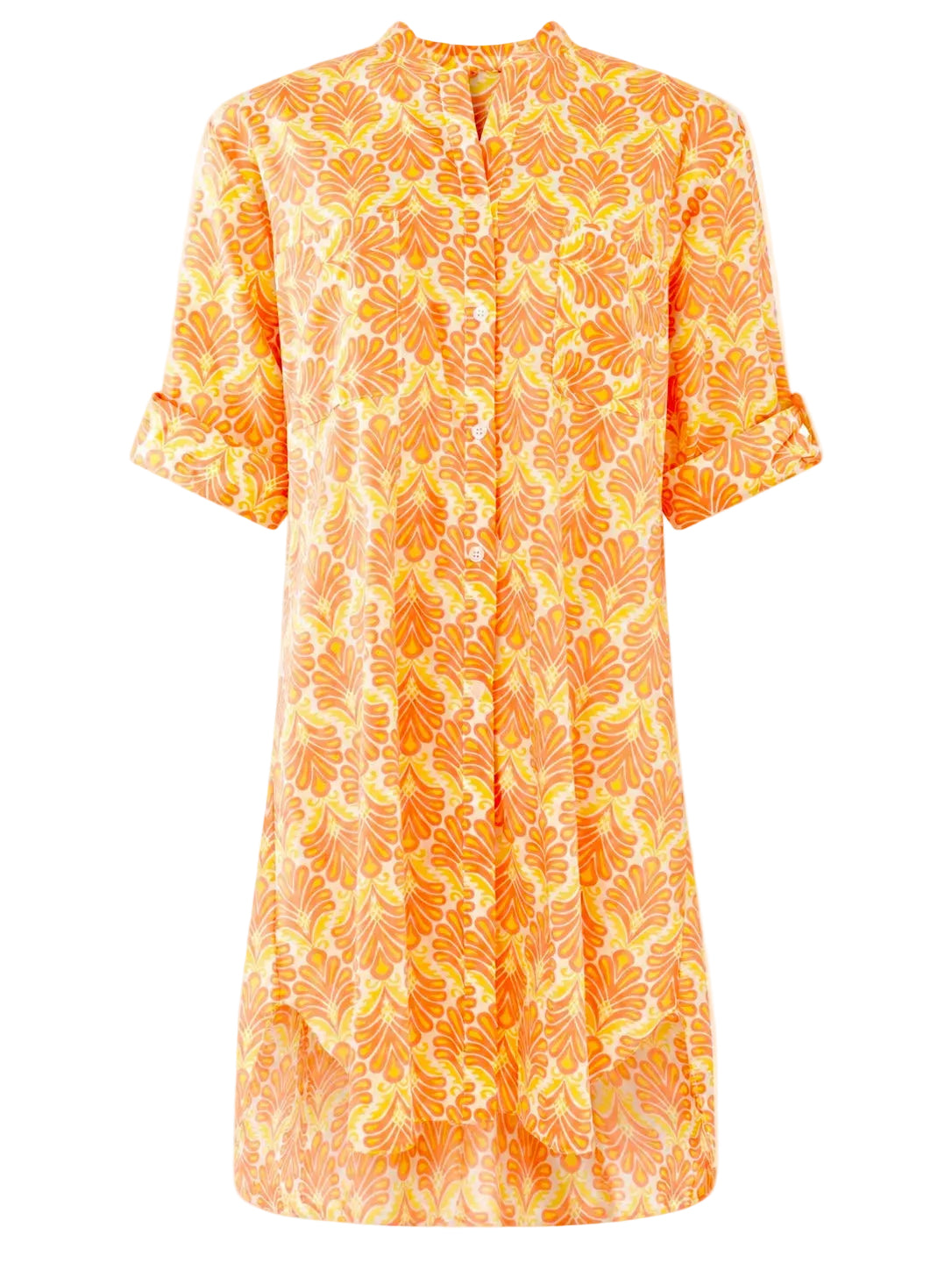 Zwillingsherz - Kleid/Tunika "Neon Farben" - Gelb/Orange